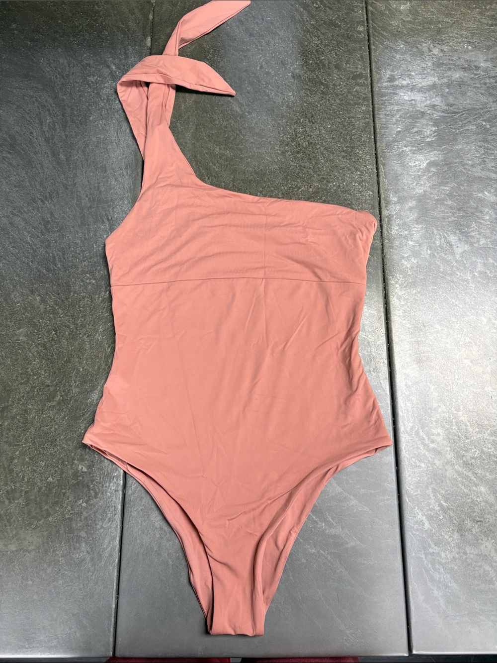 Tavik One-Shoulder Mauve Pink One-Piece Swimsuit